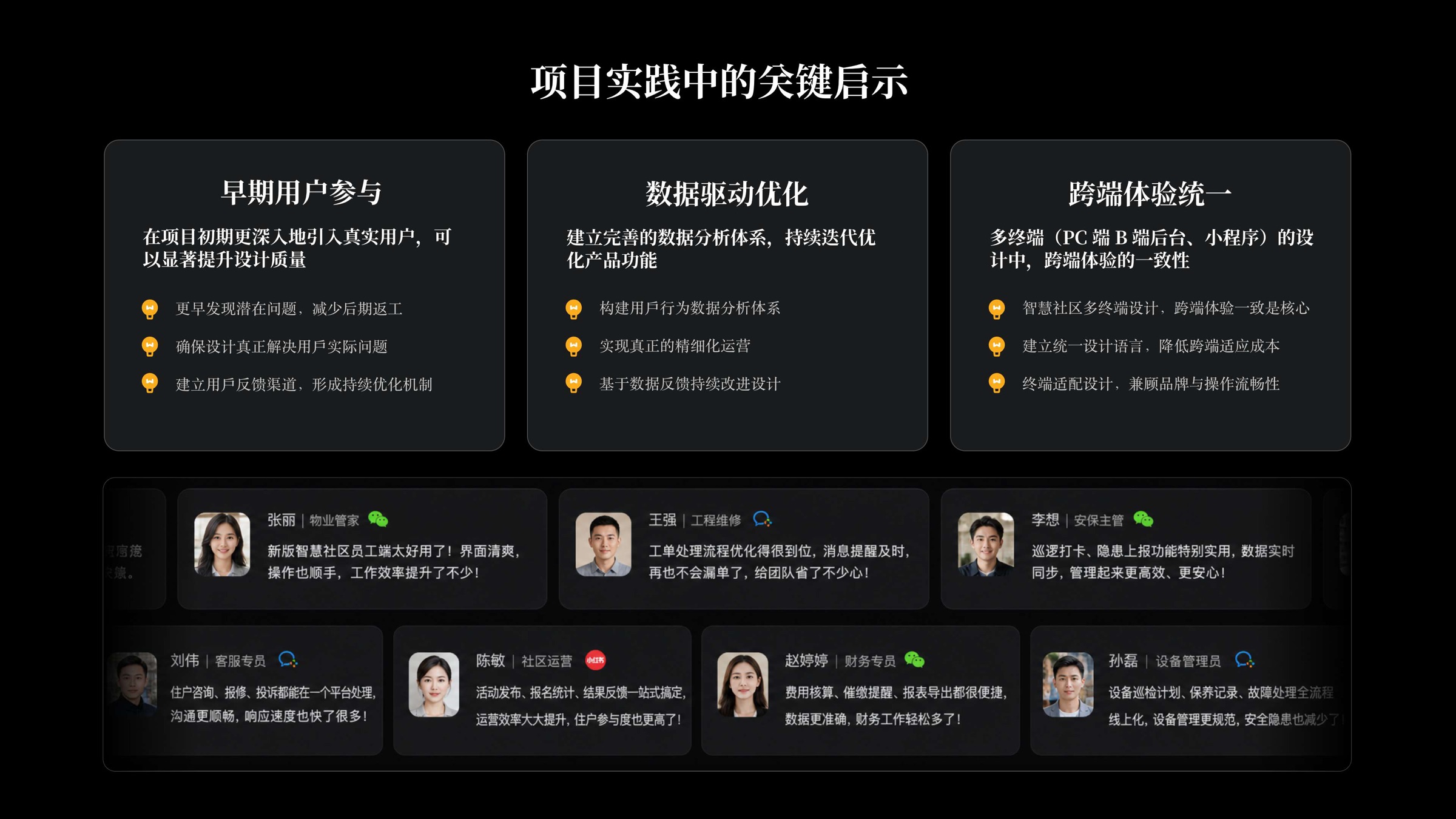 项目实践中的关键启示